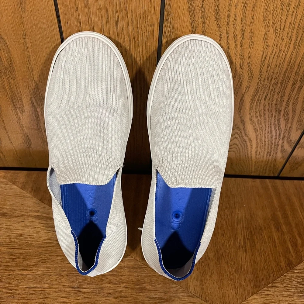 Rothy's The Slip On Sand Knit Fabric Low Everyday Sneakers - Size W8 - Picture 13 of 15